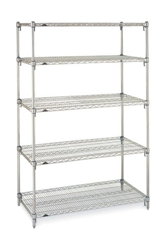 18"d Metro Super Adjustable Wire 5-Shelf Starter Units