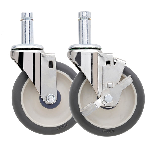 MetroMax Plated Stem Casters