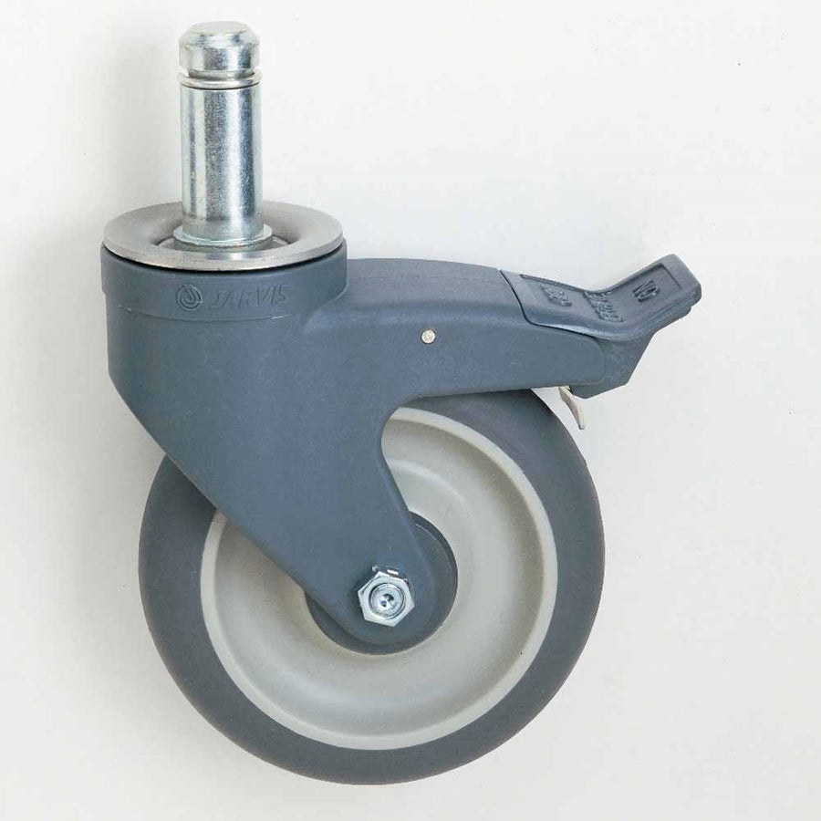 MetroMax Antimicrobial Stem Caster with Brake