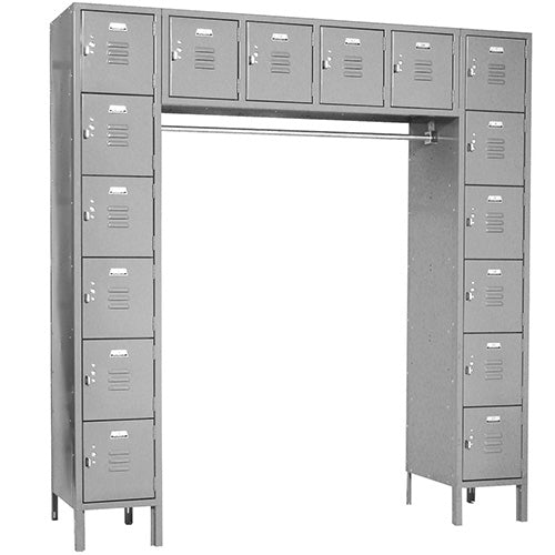 16 Person Locker - 18"d x 69"w x 78"h