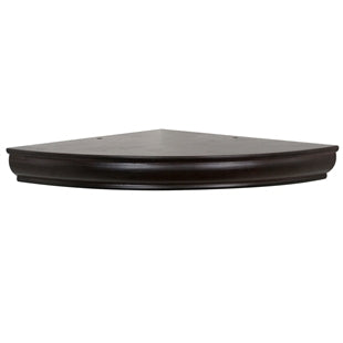 18" Radius floating Corner Shelf