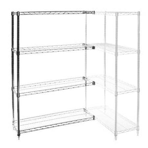 12"d x 54"w Wire Shelving Add-Ons w/ 4 Shelves