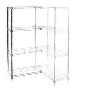 14"d x 36"w Wire Shelving Add-Ons w/ 4 Shelves