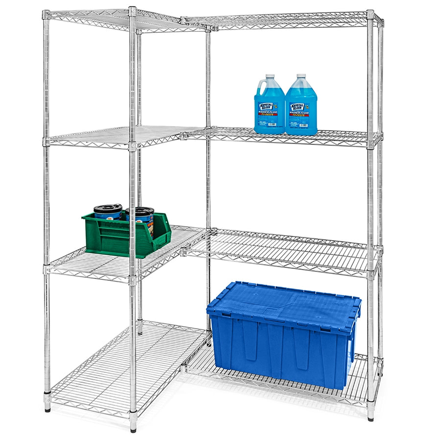 18"d x 36"w Wire Shelving Add-Ons w/ 4 Shelves