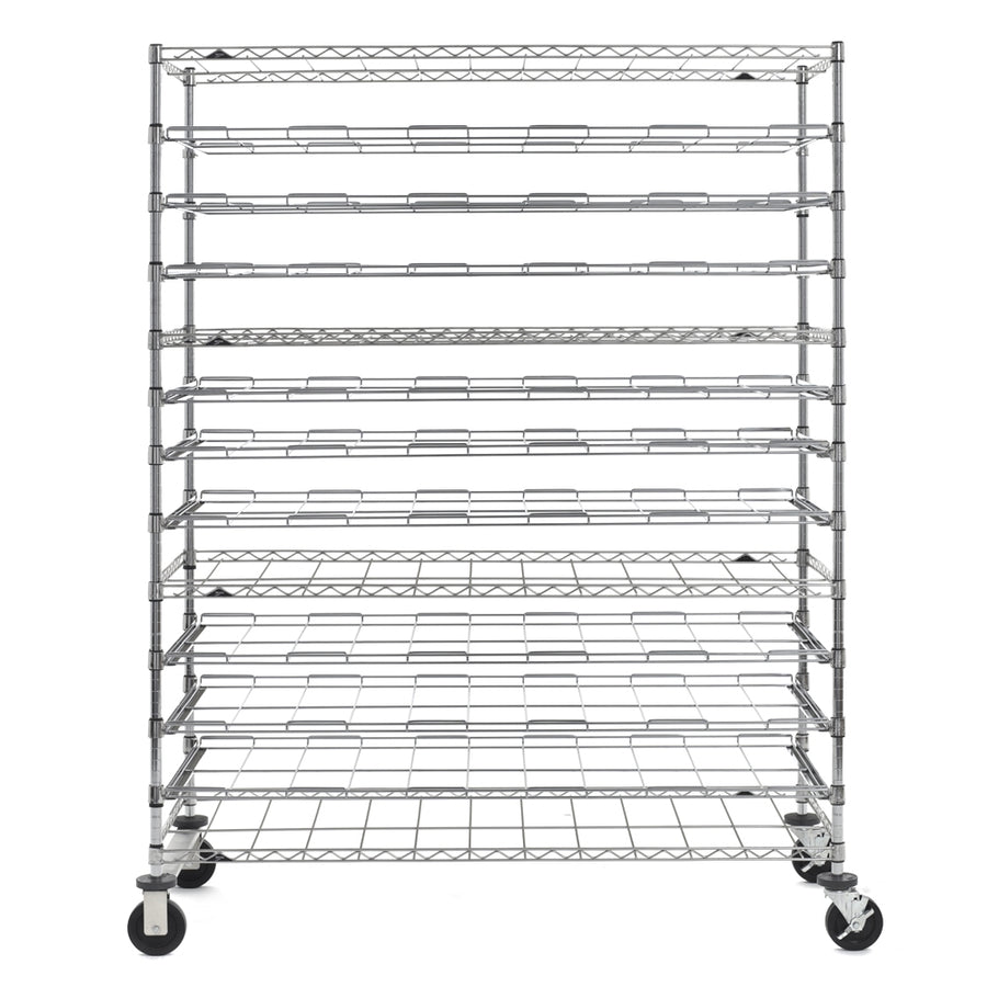 13-Tier Mobile Agribusiness Drying Rack