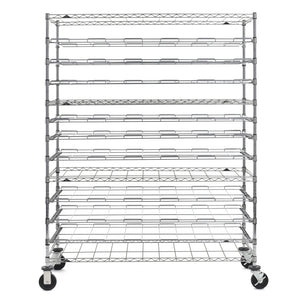 13-Tier Mobile Agribusiness Drying Rack