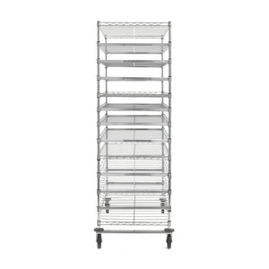 13-Tier Mobile Agribusiness Drying Rack