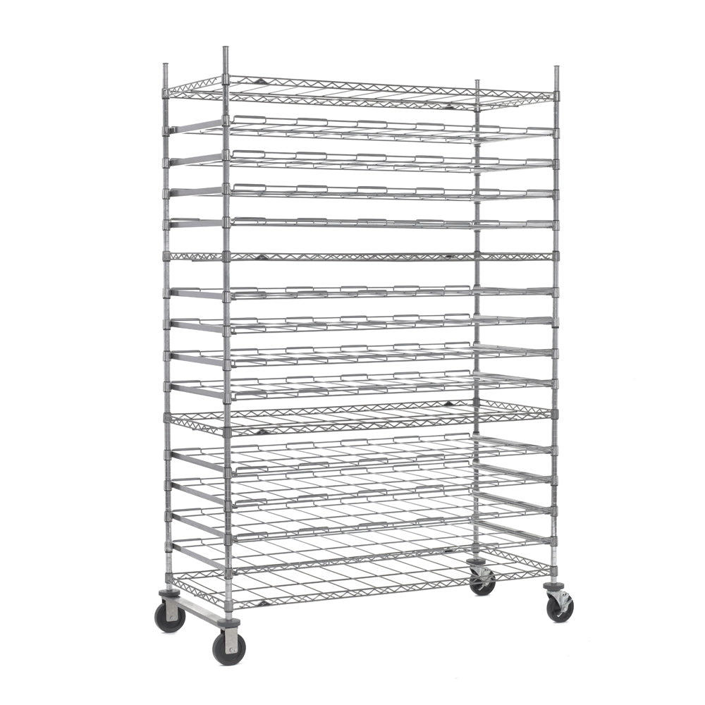 16-Tier Mobile Agribusiness Drying Rack