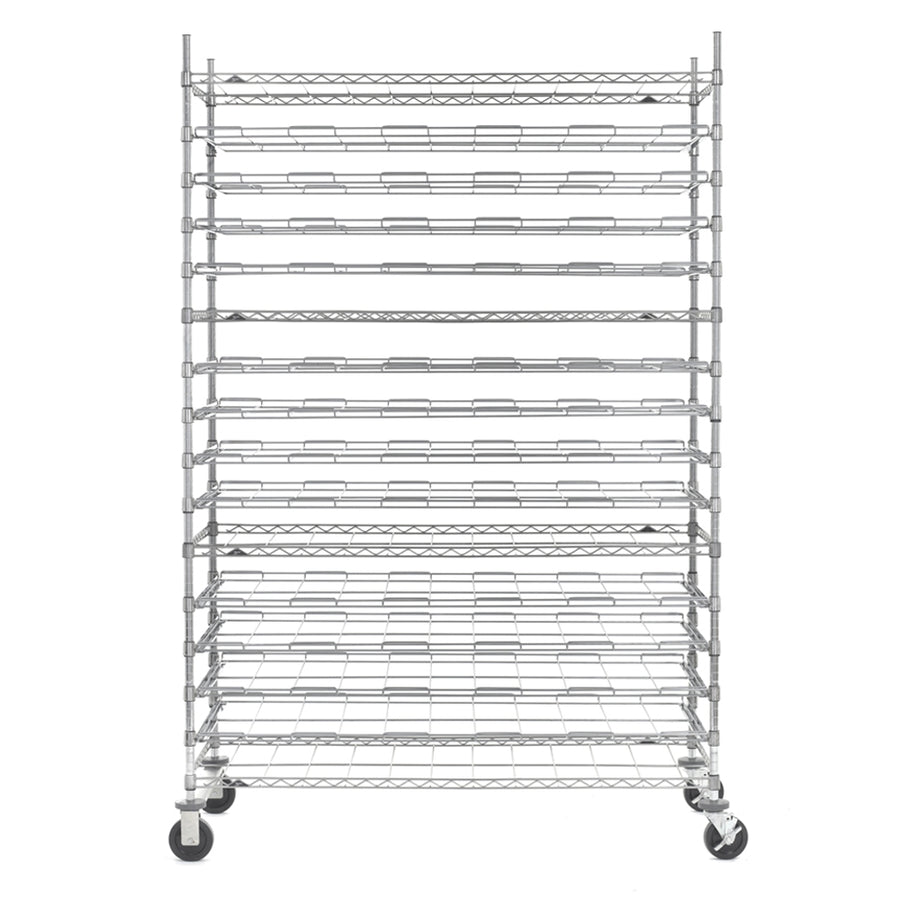 16-Tier Mobile Agribusiness Drying Rack