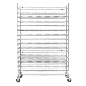 16-Tier Mobile Agribusiness Drying Rack