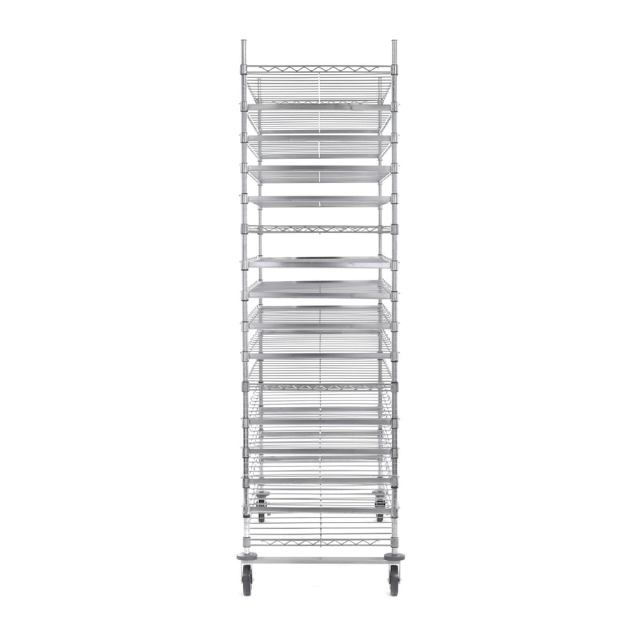 16-Tier Mobile Agribusiness Drying Rack