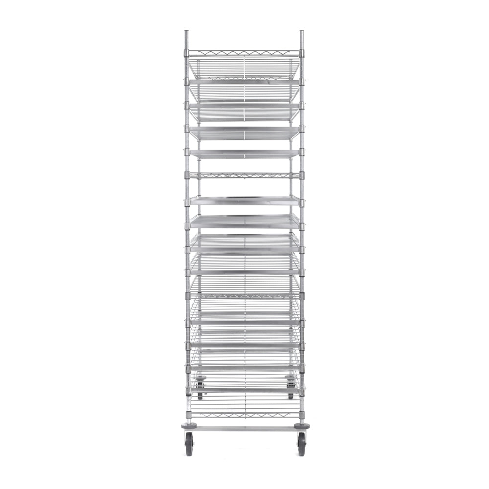 16-Tier Mobile Agribusiness Drying Rack