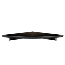 10" Radius Decorative Corner Shelf