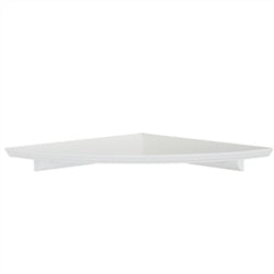 10" Radius Decorative Corner Shelf