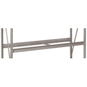 Heavy-Duty Bulk Storage Rack Beams - 2-Pack