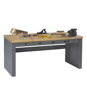 Electric Workbench w/ Hardwood Top