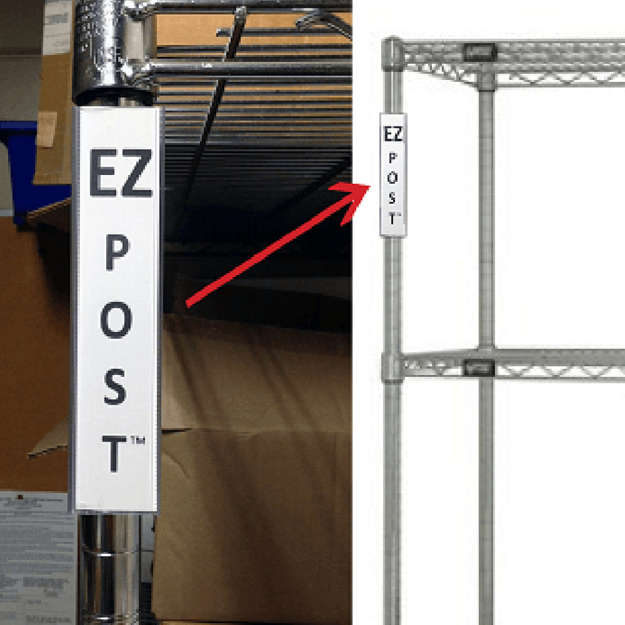 EZ Post Vertical Label Holders - 25pk