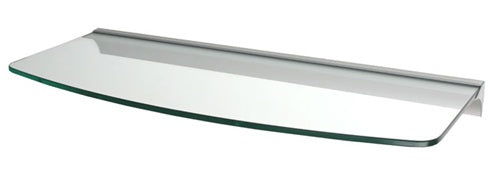 8"d x 24"w Convex Glass Shelf