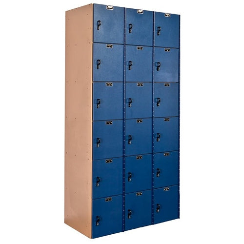 AquaMax Plastic Lockers - Six Tier