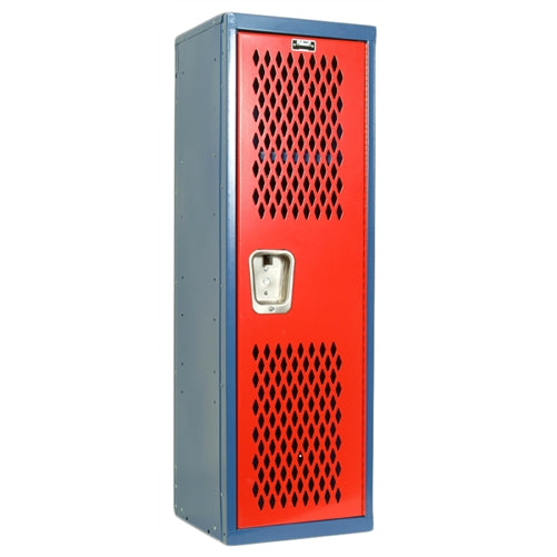 Blue and Red Home Team Locker