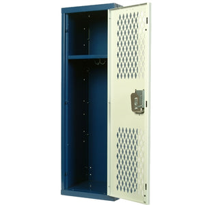 Dark Blue and Light Gray Home Team Locker