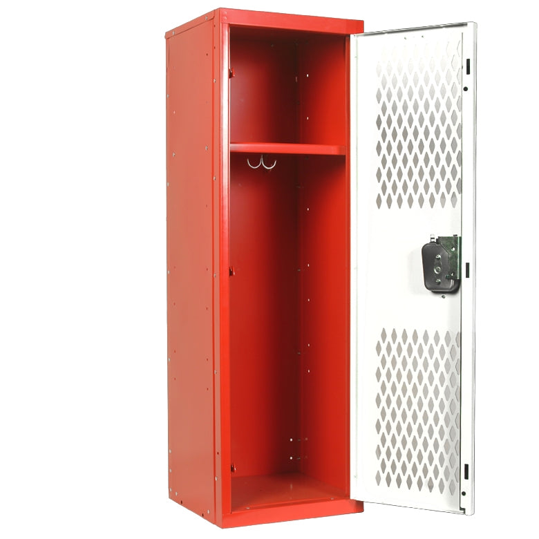 Red and White Home Team Locker