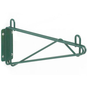 Green Epoxy Single Wall Mount Brackets