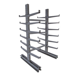 10' Heavy Duty Double Sided Cantilever Rack w/ 18" Arms - Starter Unit