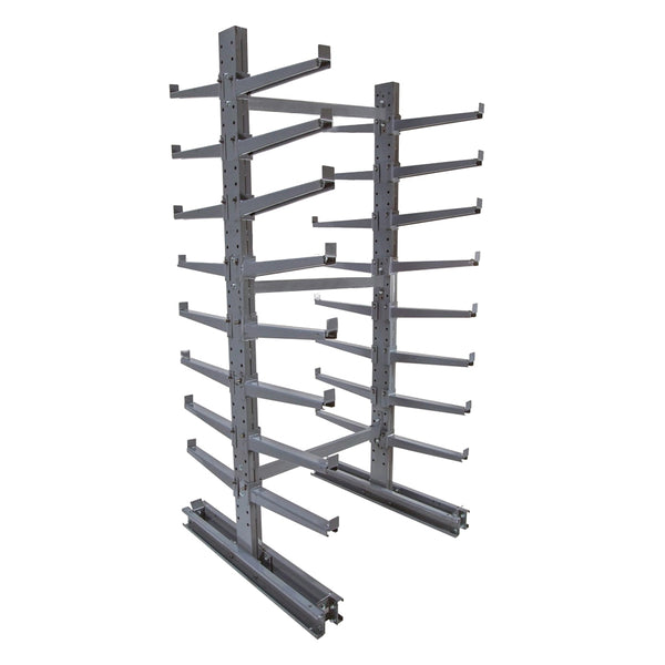 12' Heavy Duty Double Sided Cantilever Rack w/ 36" Arms - Starter Unit