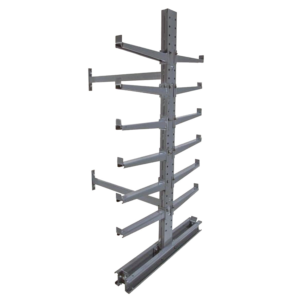 10' Standard Duty Double Sided Cantilever Rack w/ 12" Arms - Add-On Unit