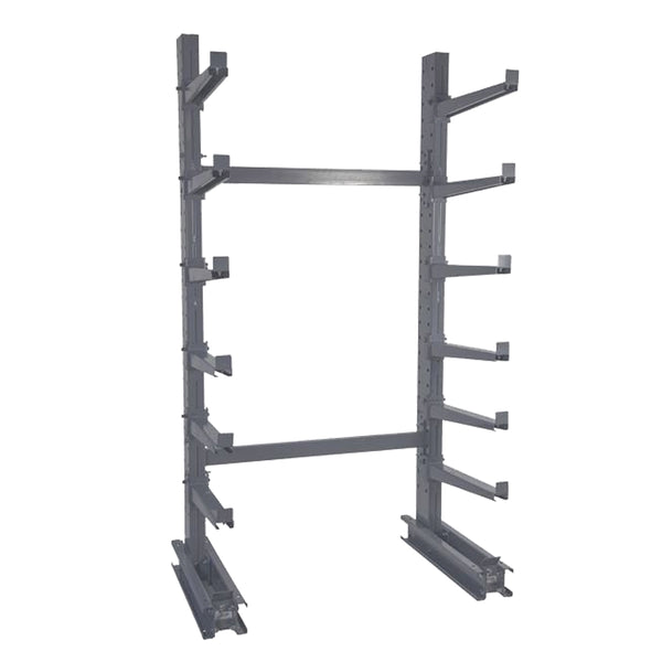 10' Standard Duty Single Sided Cantilever Rack w/ 12" Arms - Starter Unit