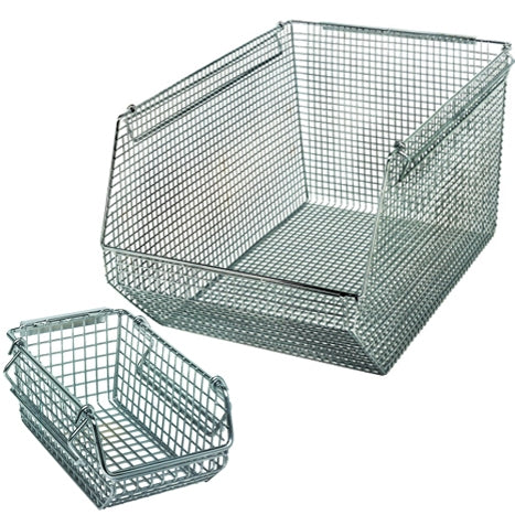 Wire Mesh Bins w/ Bin Hangers