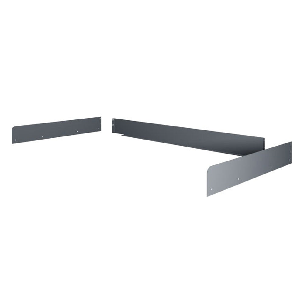 Side & Back Rail Kit for Tennsco Workbenches - 30"d