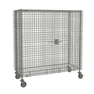 Metro Super Erecta Mobile Security Cabinet - Chrome