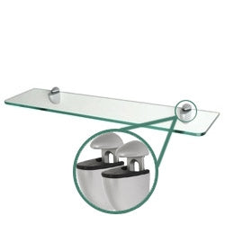 6"d x 24"w Standard Glass Shelf