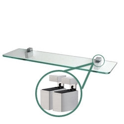 6"d x 24"w Standard Glass Shelf