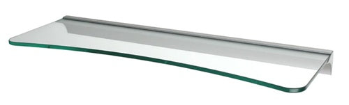 6"d x 24"w Concave Glass Shelf