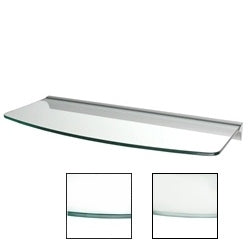 8"d x 24"w Convex Glass Shelf