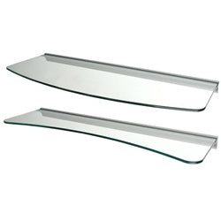 Concave & Convex Glass Shelves Set