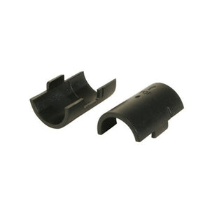 1" Diameter Black Shelf Clips - 4-Pack