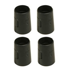 3/4" Diameter Black Shelf Clips - 4-Pack