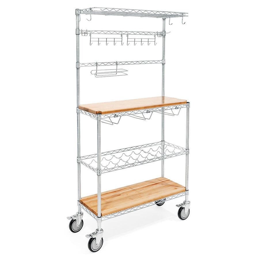 4-Shelf Bar Cart