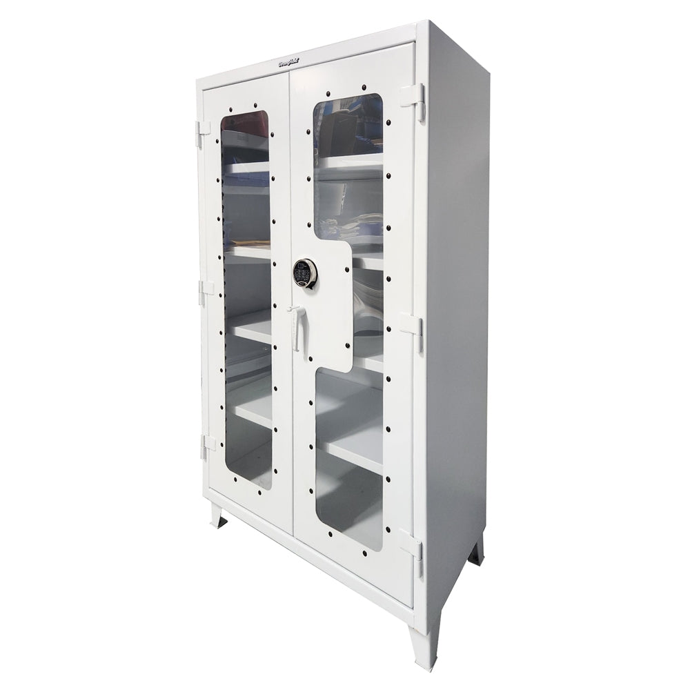 Strong Hold Clearview Cabinets w/ Electronic Lock