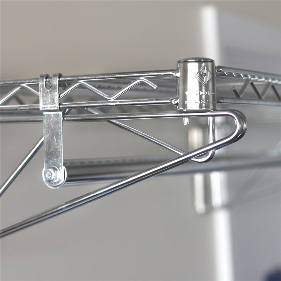 Coat Rod Hanger for Wire Shelving