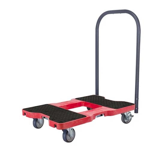 General Purpose E-Track Push Cart Dolly - 33.5"d x 20.5"w x 38"h