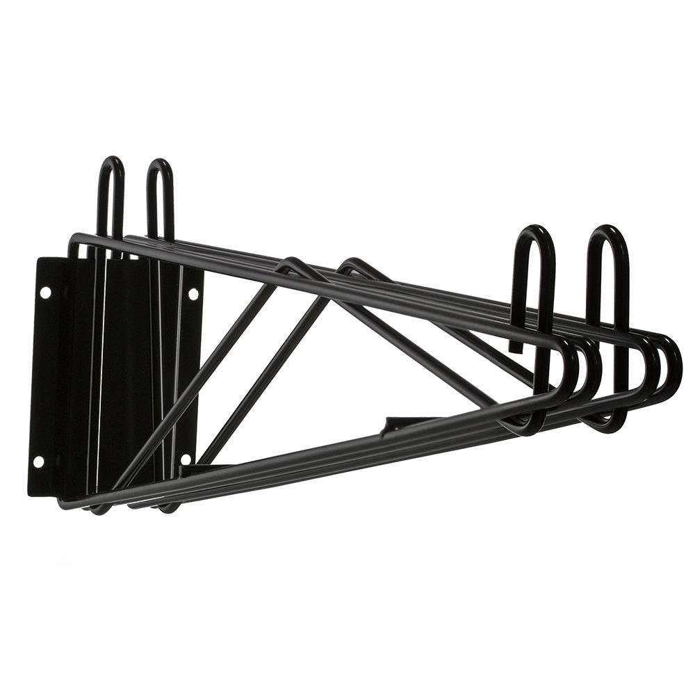 18"d Black Wall Brackets