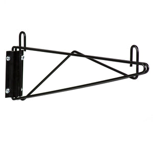 18"d Black Wall Brackets