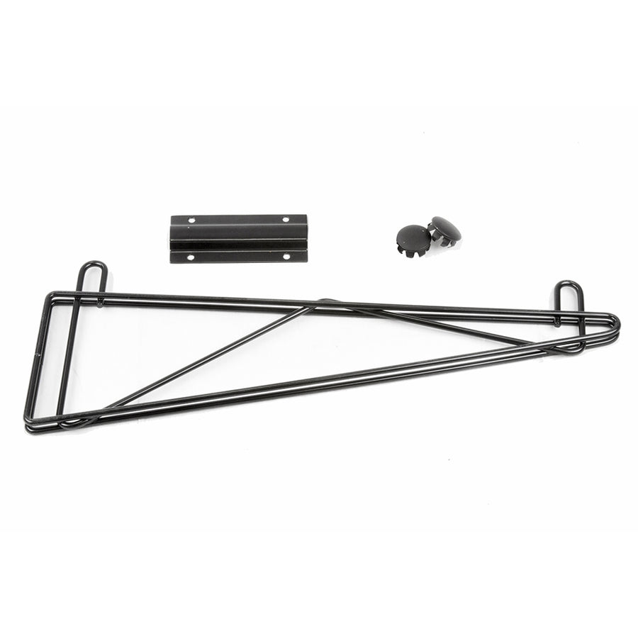 18"d Black Wall Brackets