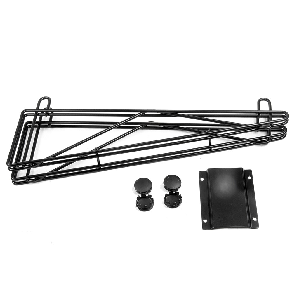 18"d Black Wall Brackets