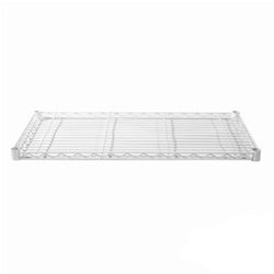 18"d x 48"w White Wire Shelf